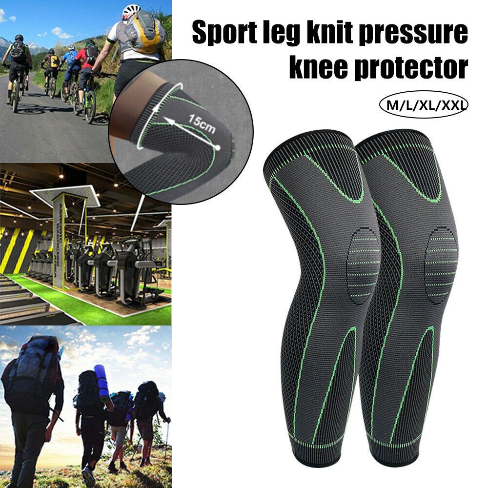 Knee Sleeve Pair - Bantalan lutut, pendukung lutut kompresi panjang