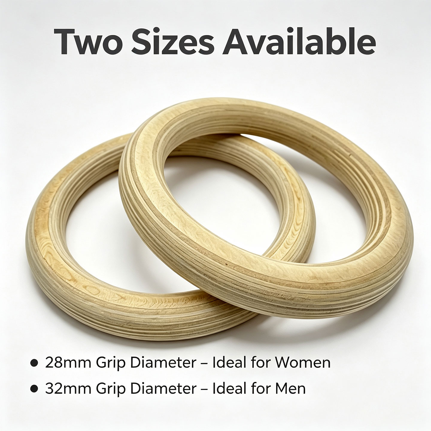 Cincin Senam Kayu Birch, denga - Gymnastic Ring Wood ulasan dan harga