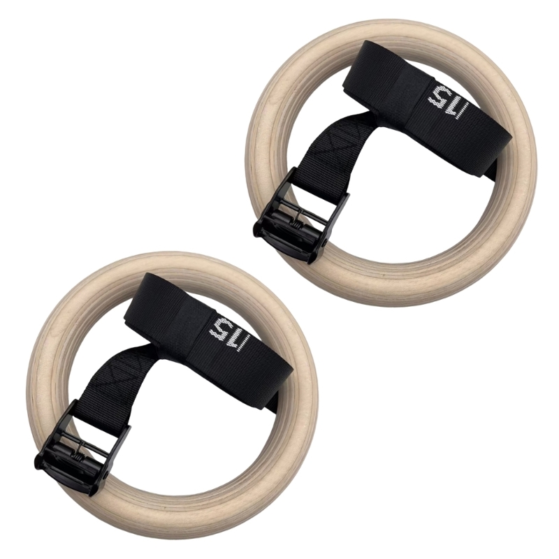 Q84C Cincin Senam Kayu yang Da - Gymnastic Ring Wood ulasan dan harga